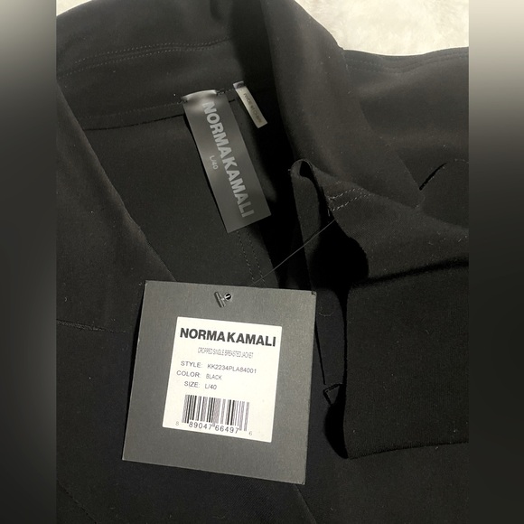 Norma Kamali Cropped Single Breasted Jacket - Picture 1 of 9